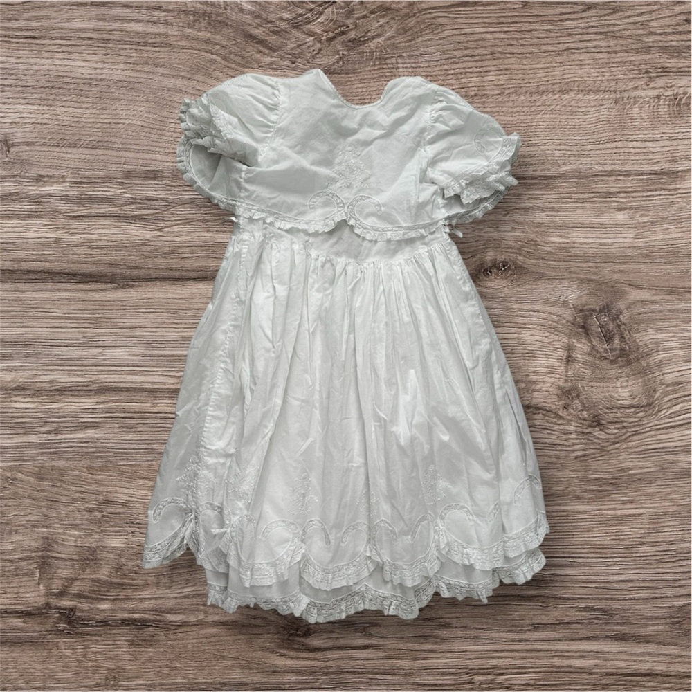 First Communion White Lace Dress